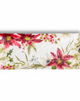 Poinsettia Christmas Holiday 15" Melamine Appetizer Serving Tray by Merritt Designs