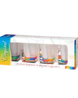 Crystal 14oz Rainbow Acrylic Tumblers set of 4 by Merritt Designs