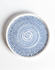 Merritt Designs Tribal Blue 8 Inch Melamine Salad Plate