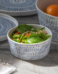 Kid-friendly shatterproof soup bowls tribal design set of 6