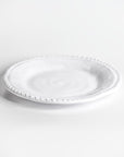 Merritt Designs White Rope 8 inch Melamine Salad Plate 3/4 View