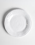 Merritt Designs White Rope 8 inch Melamine Salad Plate Top View