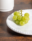 Merritt Designs White Rope 8 inch Melamine Salad Plate serves fruit too