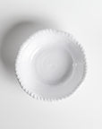 Merritt Designs White Rope 8 inch Melamine Salad Bowl Top View