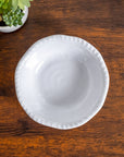 Merritt Designs White Rope 8 inch Melamine Salad Bowl is great for everyday use