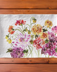 Garden Brights by Kelly Ventura white melamine serving tray ready for your next garden party