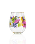 Lolita Wildflower 15oz Acrylic Stemless Wine Glass by Merritt Designs