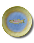 Merritt Designs Lakeside 8.5 inch Trout Melamine Salad Plate