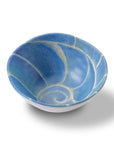 Merritt Designs Shoreline 5.5 inch x 2.25 inch Water Nautilus Melamine Dipping Bowl