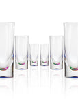 Merritt Designs Teardrop Rainbow 5oz Acrylic Tumbler set of 6