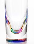 Merritt Designs Teardrop Rainbow 5oz Acrylic Tumbler detailed vibrant rainbow coloring