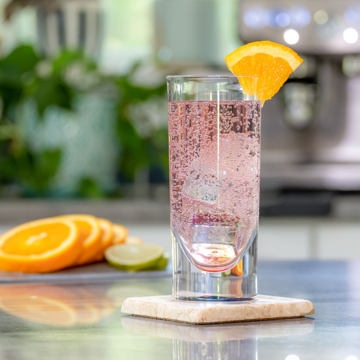 Merritt Designs Teardrop Rainbow Acrylic Tumbler Water Glass