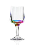 Merritt Designs Teardrop Rainbow 8oz Acrylic Wine Drinkware Wineware