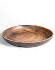 Merritt Designs Sequoia Wood 8-inch Salad Plate Side View