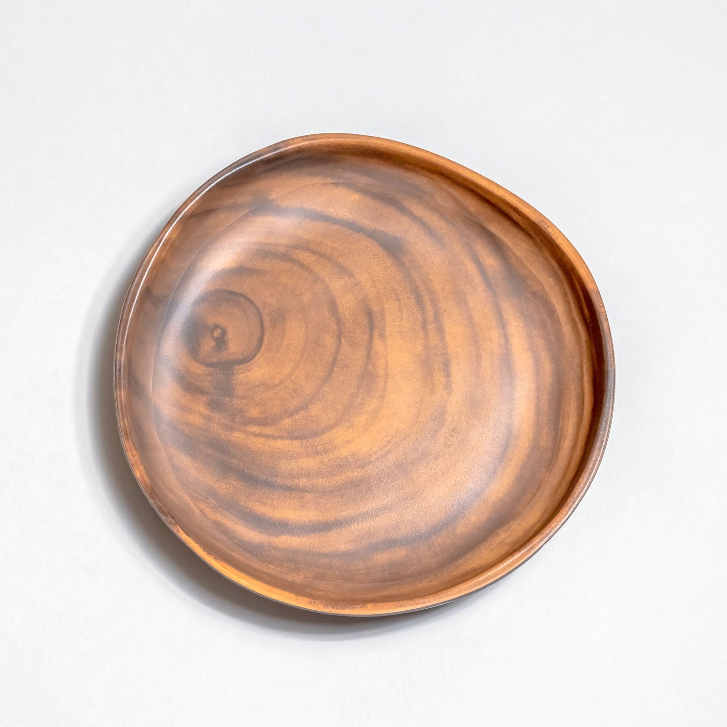 Dishwasher Safe Melamine Wood Salad Plate: Merritt Designs Sequoia 8-inch Plate