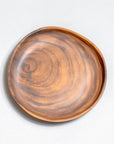 Merritt Designs Sequoia Wood 8-inch Salad Plate Top View