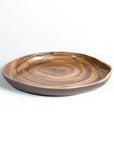 Merritt Designs Sequoia Wood 9.5-inch Dinner Plate Side View