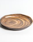 Melamine Wood Serving Tray: Merritt Designs Sequoia Wood 12-inch Tray 3/4 View