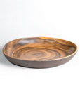 Melamine Wood Serving Tray: Merritt Designs Sequoia Wood 12-inch Tray Side View