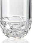 18oz clear acrylic tumbler glass from Merritt Designs' Mosaic Collection detailed view