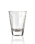 14-ounce clear acrylic tumbler glass from the Merritt Designs Cascade collection. Front view on white background