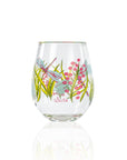 Lolita Dragonfly Party to go 15oz Acrylic Stemless Wine Glass