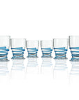 BPA-Free Set of 6 Merritt Designs Rope Blue 13oz Acrylic Tumbler