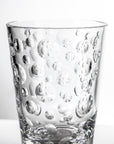 BPA-Free Merritt Designs Satin Pearl Clear 14oz Acrylic Tumbler close up