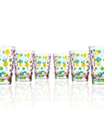 BPA-Free Set of 6 Merritt Designs Satin Pearl Rainbow 14oz Acrylic Tumbler