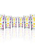 BPA-Free Set of 6 Merritt Designs Satin Pearl Rainbow 20oz Acrylic Tumbler