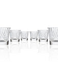 Merritt Designs Venezia Clear 10oz Acrylic Tumbler set of 6