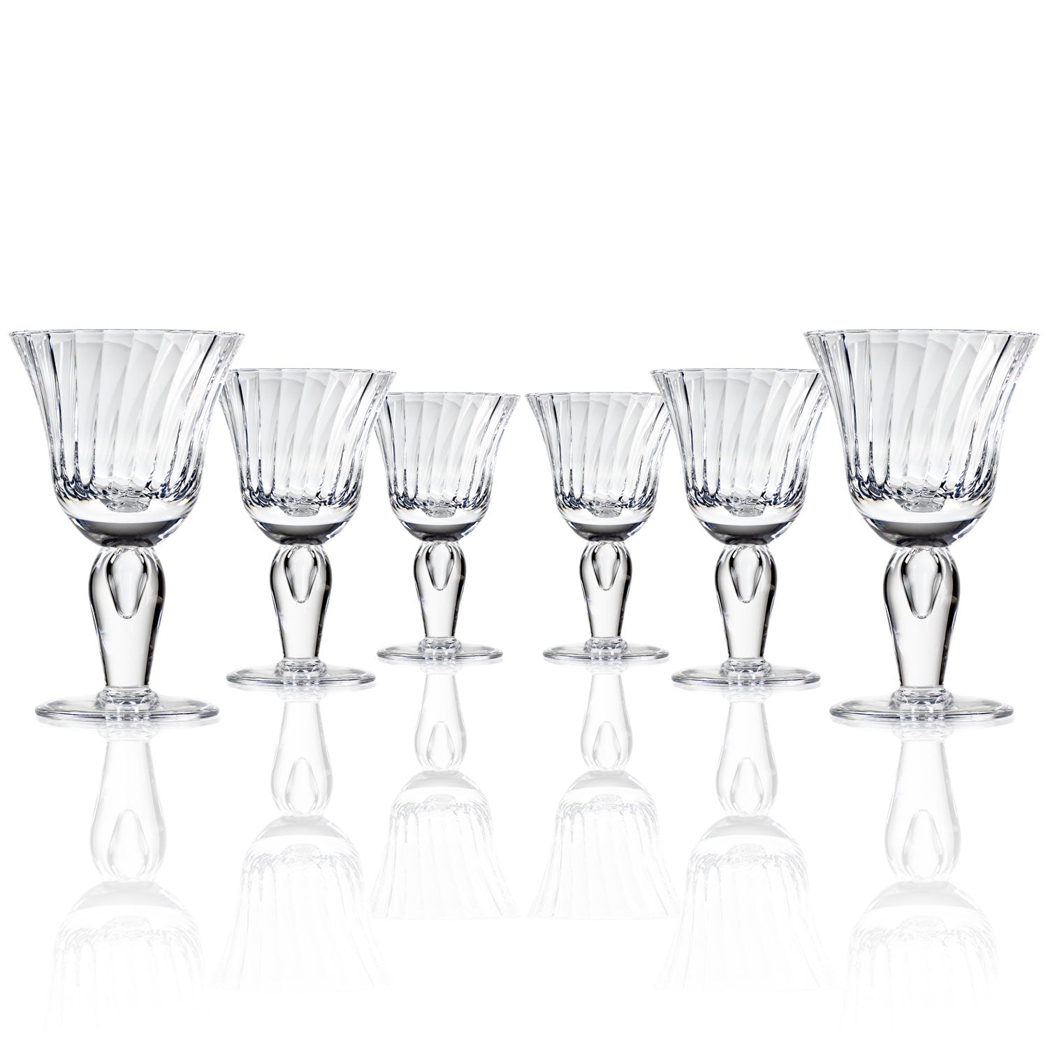 Merritt Designs Venezia Clear 10oz Acrylic Wine Stemware