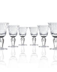 Merritt Designs Venezia Clear 10oz Acrylic Wine Stemware set of 6