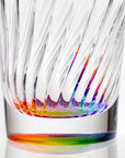 Merritt Designs Venezia Rainbow 10oz Acrylic Tumbler detailed coloring