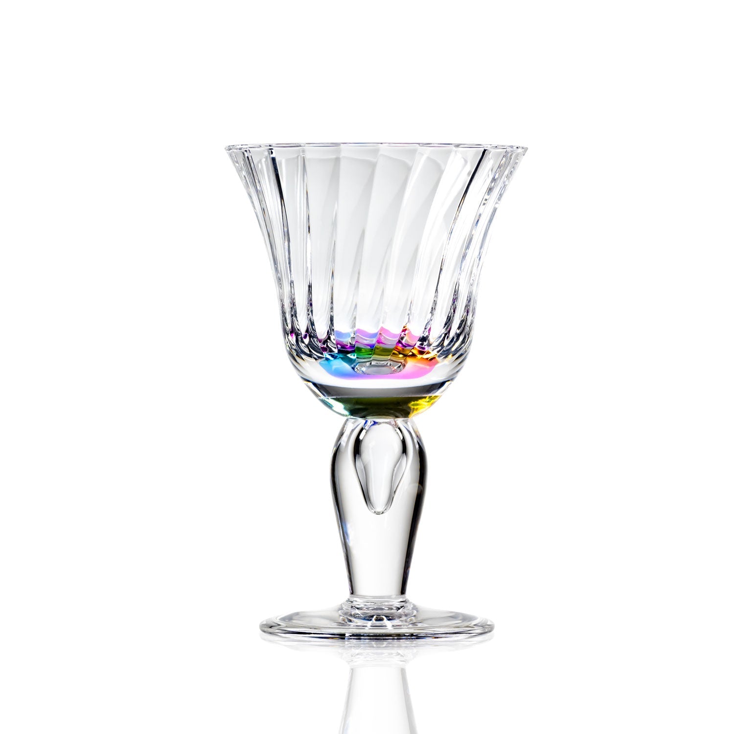 Venezia 10oz Rainbow Acrylic Wine Stemware | Set of 6