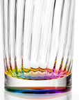 Merritt Designs Venezia Rainbow 14oz Acrylic Tumbler detailed coloring