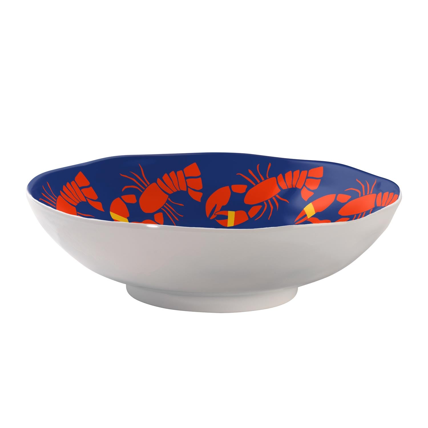 Lobster Bake 12 inch x 3.25 inch Melamine Serving Bowl by Merritt Designs