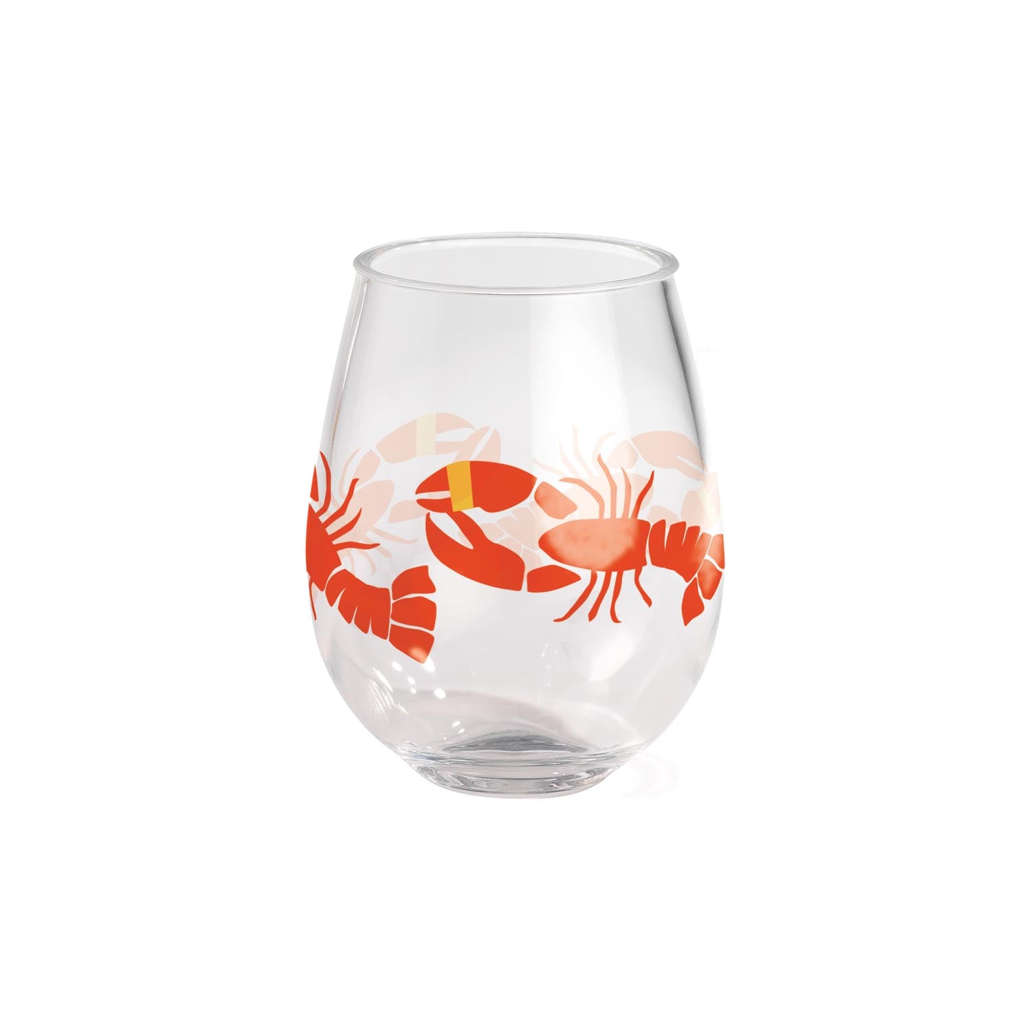Lobster Bake 15oz Acrylic Stemless Wine Glass by Merritt Designs