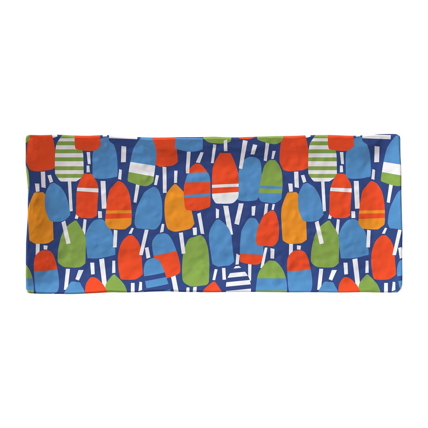 Nautical Buoys 15.25 inch x 6.5 inch Melamine Appetizer Tray by Merritt Designs