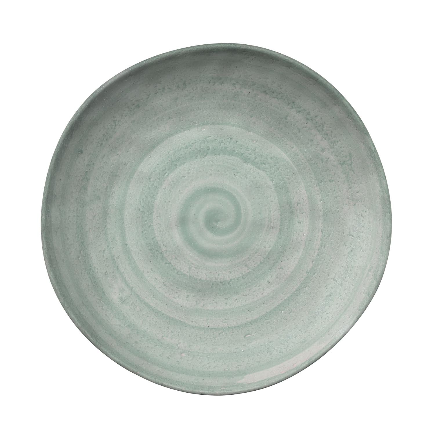 11 inch Round Melamine Green Dinner Plate by Merritt Designs