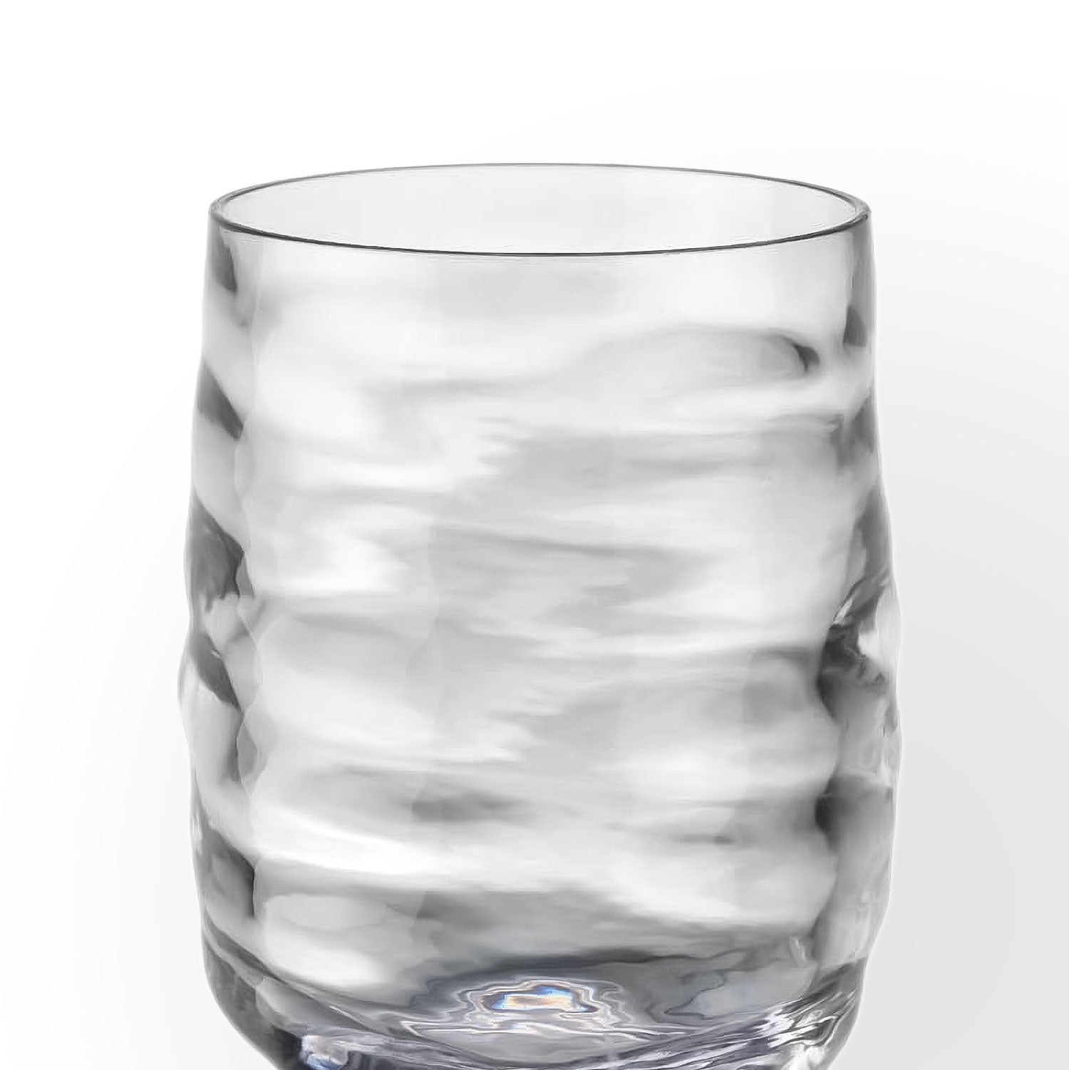 Tritan Ripple 13oz Clear Tumbler Set of 6 by Merritt Designs