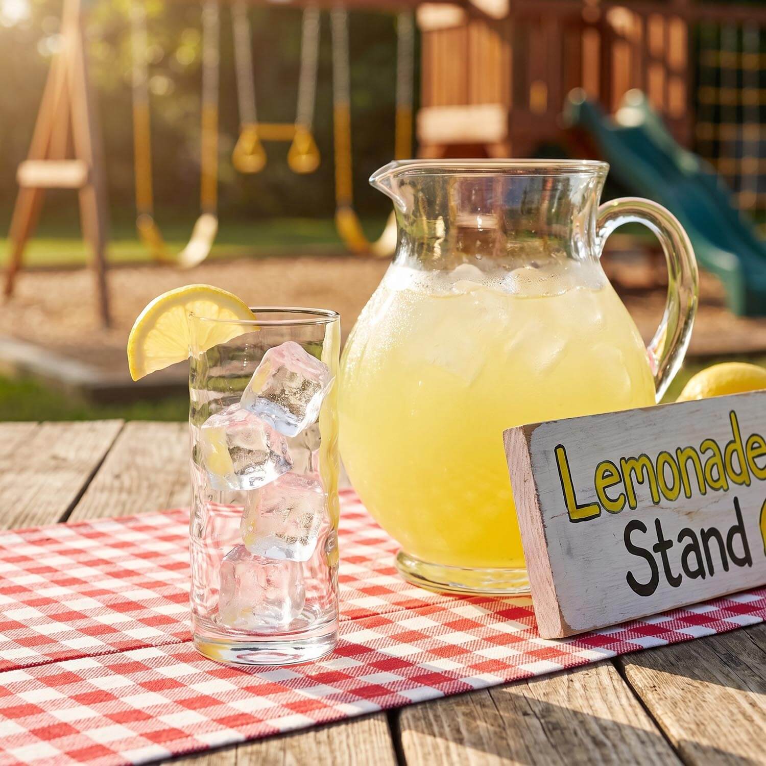 Tritan Ripple 18oz Clear Tumbler with lemonade by Merritt Designs