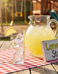 Tritan Ripple 18oz Clear Tumbler with lemonade by Merritt Designs