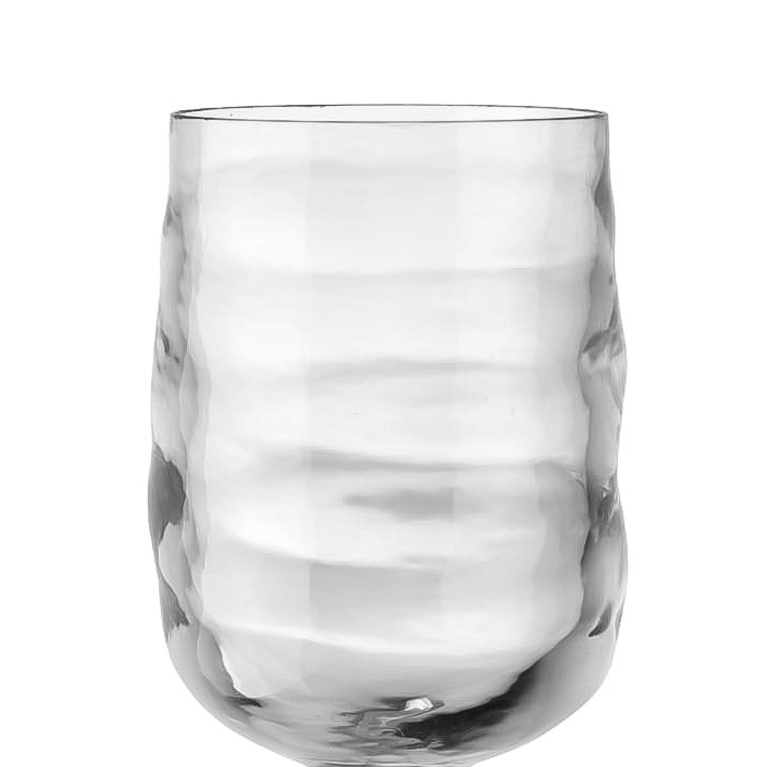 Tritan Ripple 13oz Clean Stemmed Wine Glass Set of 6 by Merritt Designs