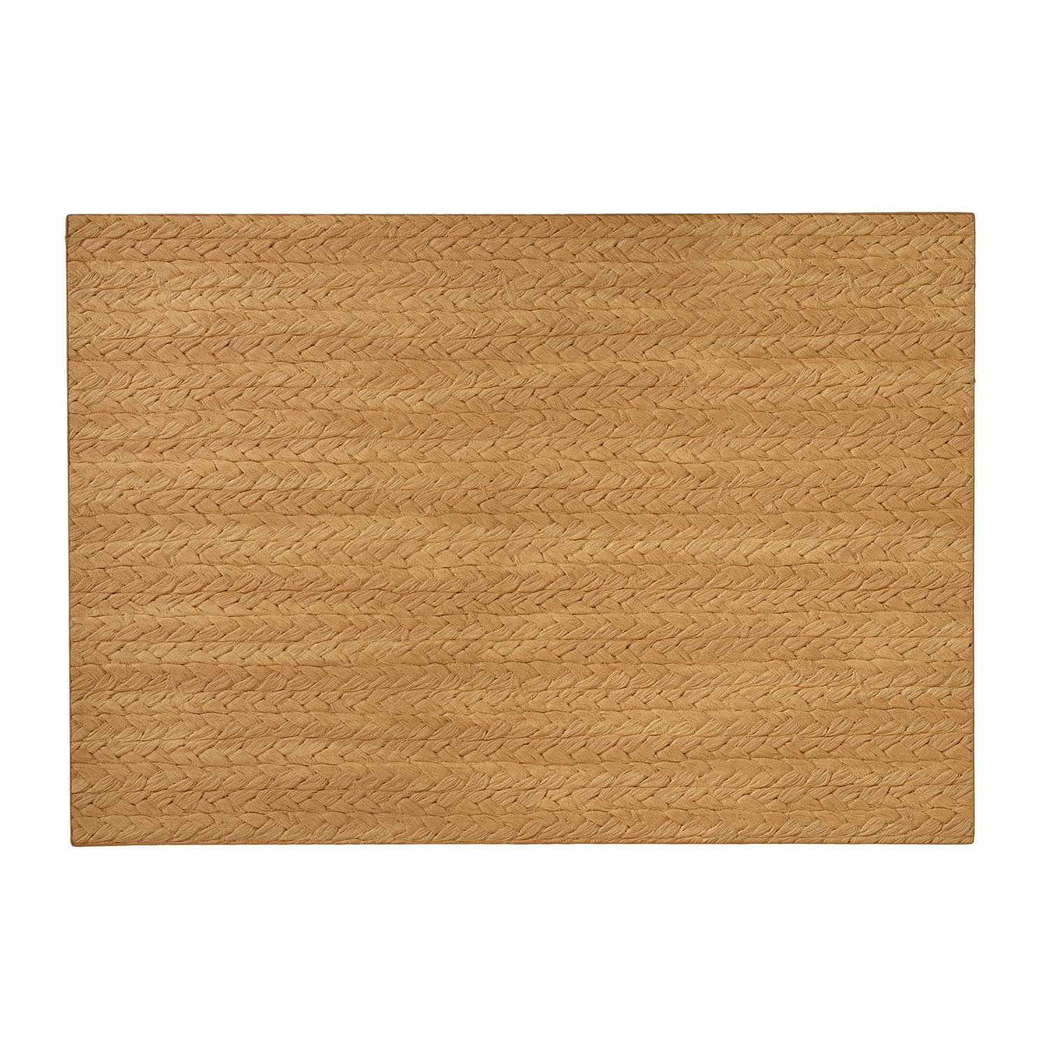 Basket Weave natural 13 inch x 19 inch rectangular placemat by Merritt Designs