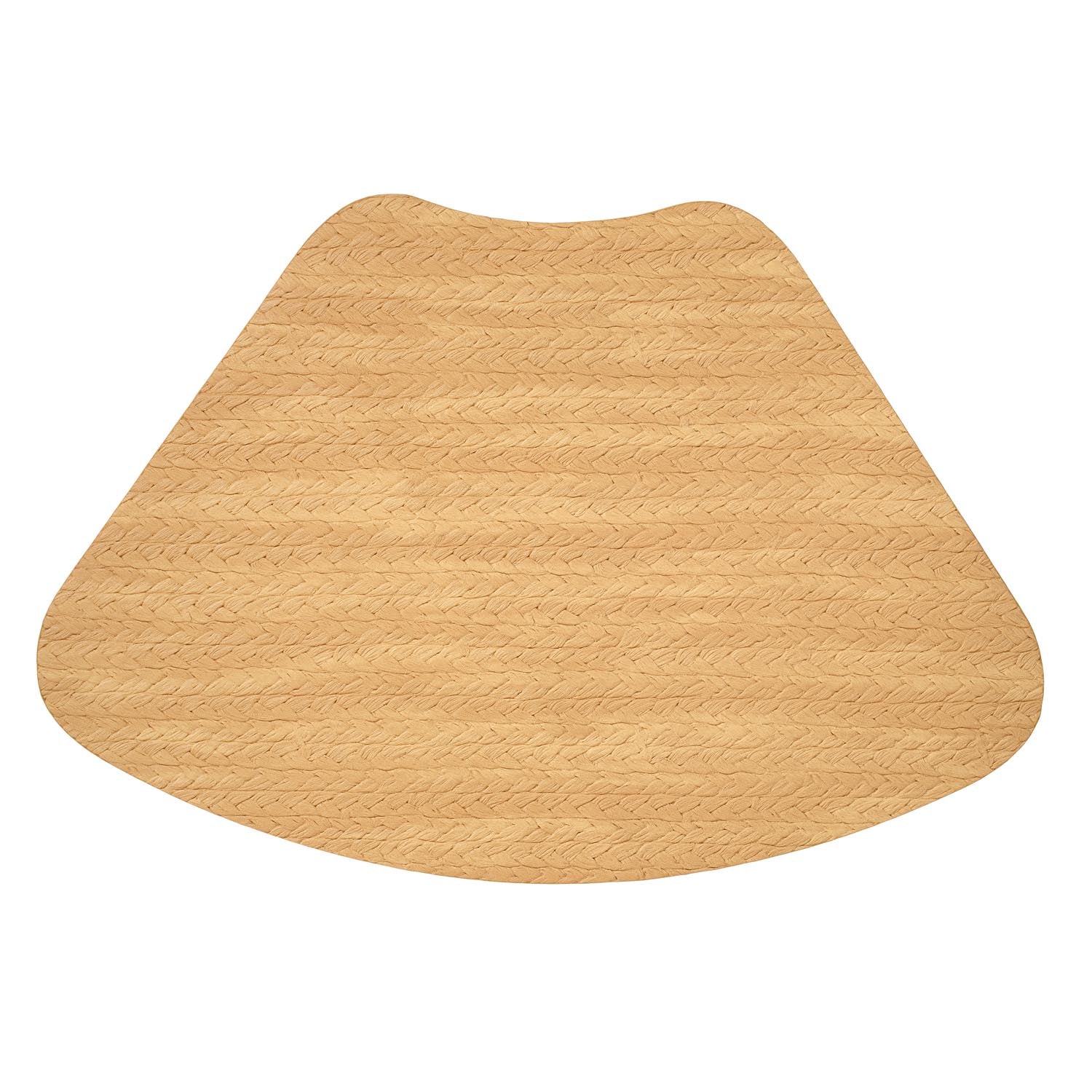 Basket Weave Natural 13 inch x 19 inch wedge placemat by Merritt Designs