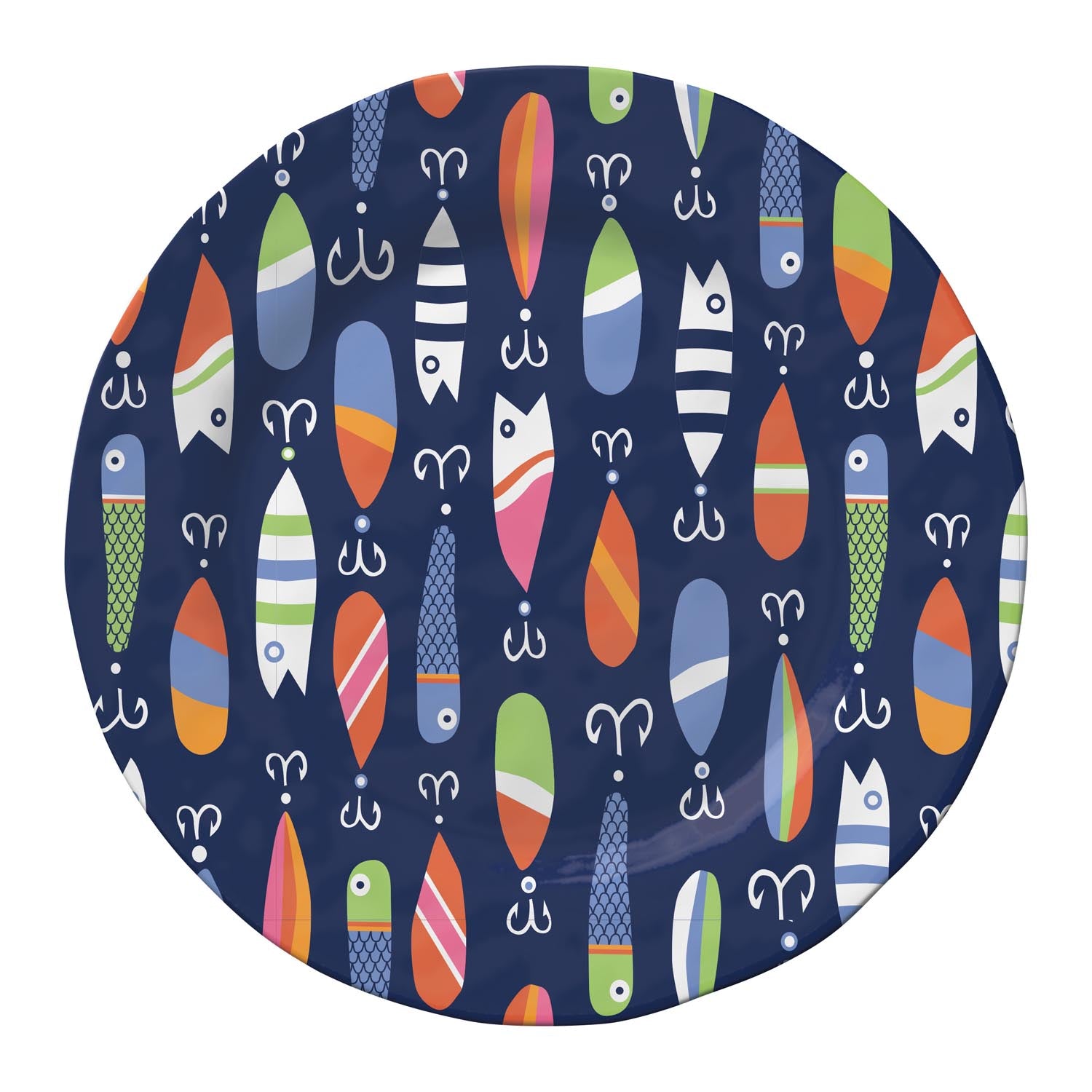 19553-Lures_11_inch_Melamine_Dinner_Plate
