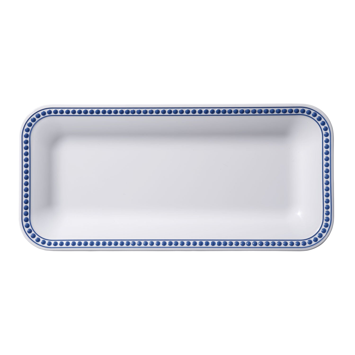 Bar Harbor 16in x 7.5in Melamine Appetizer Tray by Merritt Designs