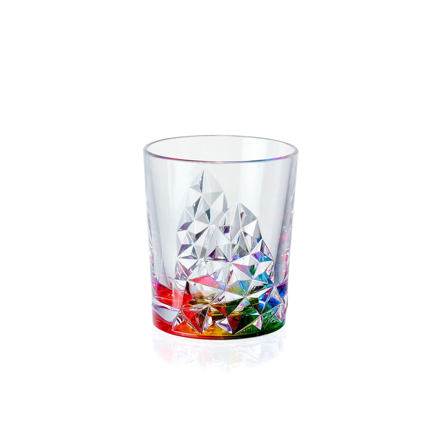 Glacier 12oz Rainbow Acrylic Tumbler by Merritt Designs