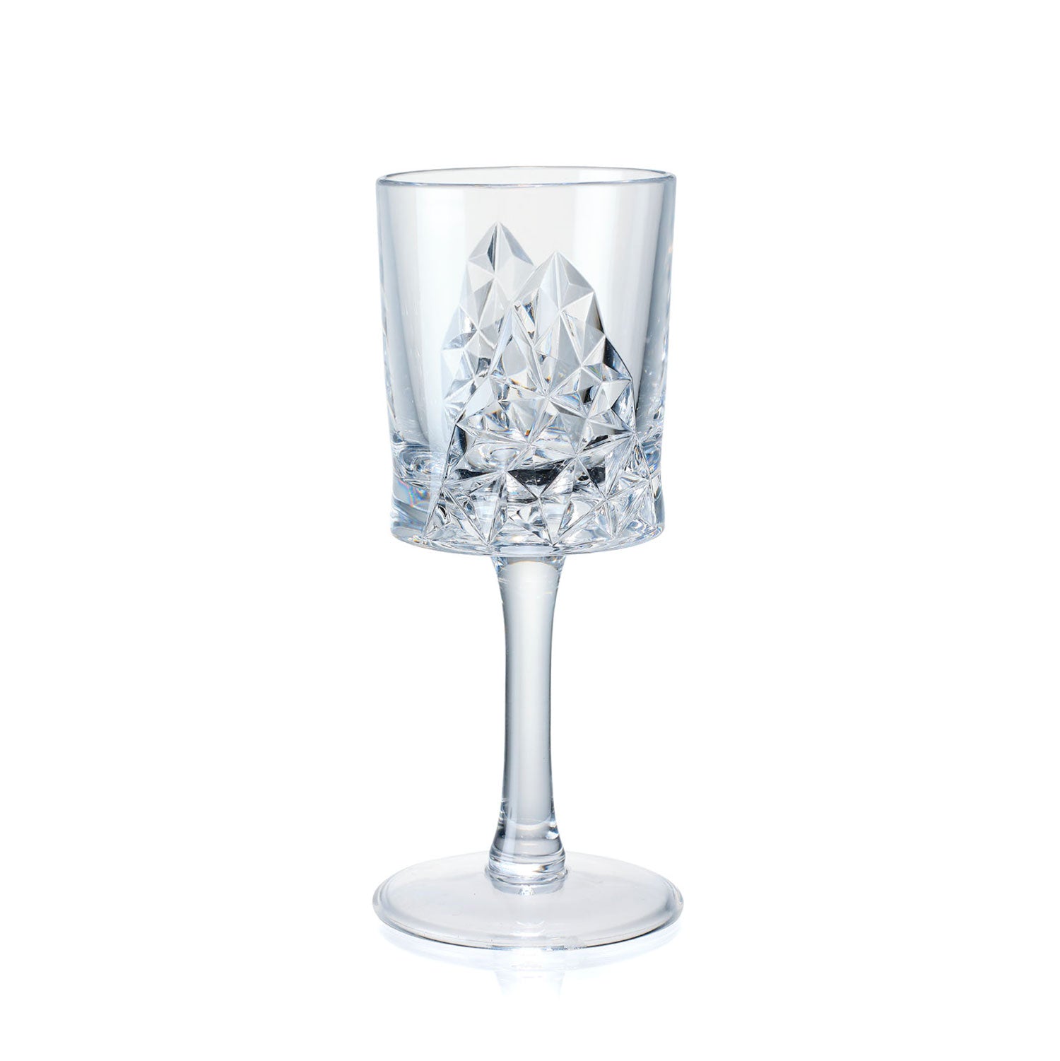 Glacier 8oz Clear Acrylic Wine Glass by Merritt Designs